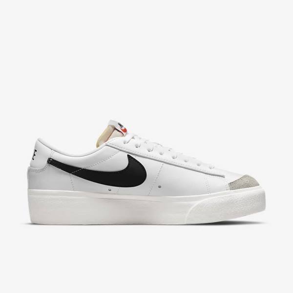 Nike Blazer Low Platforme Tenisky Damske Biele | NK420XAI