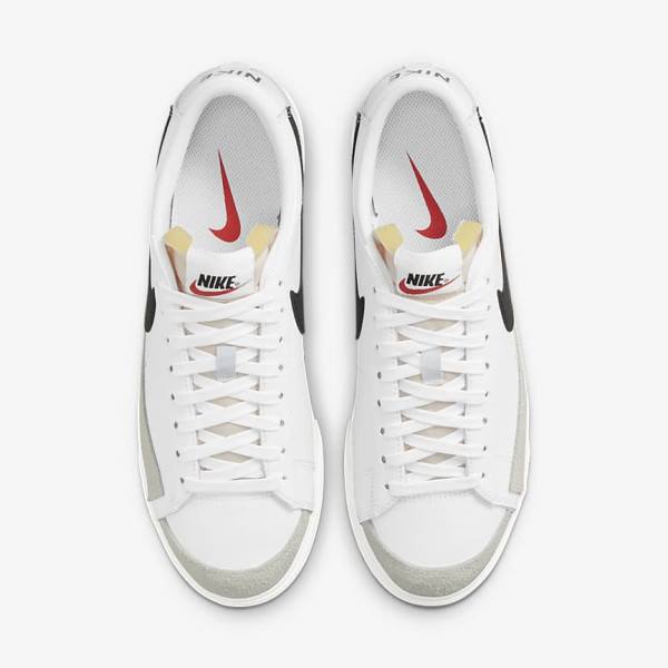 Nike Blazer Low Platforme Tenisky Damske Biele | NK420XAI