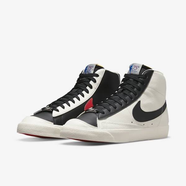 Nike Blazer Stredne 77 EMB Tenisky Panske Červené Čierne | NK374NSU