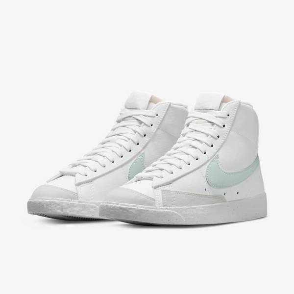 Nike Blazer Stredne 77 Next Nature Tenisky Damske Biele Zelene | NK819PAD