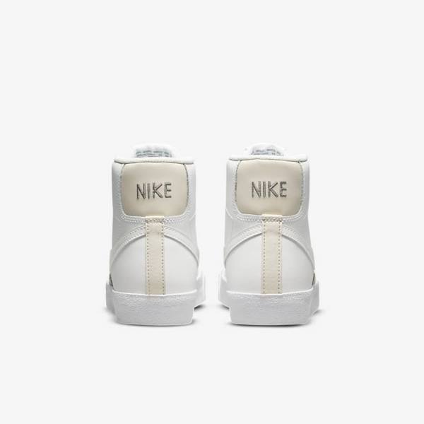 Nike Blazer Stredne 77 Older Basketbalove Tenisky Detske Biele Svetlo Hnede Biele | NK089HBF