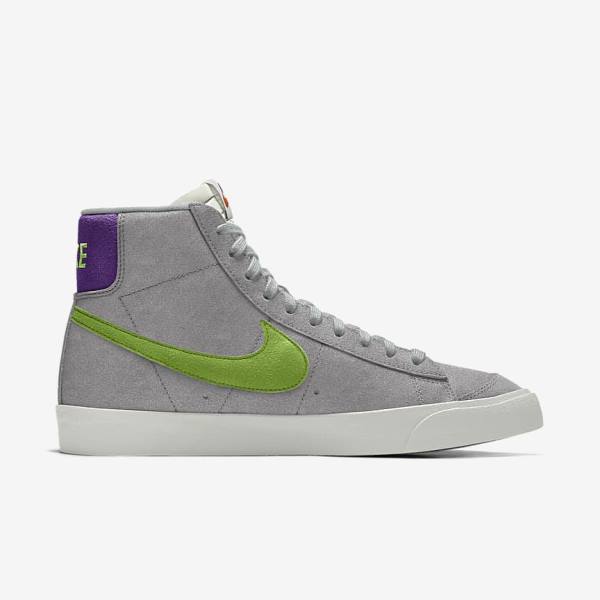 Nike Blazer Stredne By You Custom Tenisky Panske Viacfarebný | NK381NWX