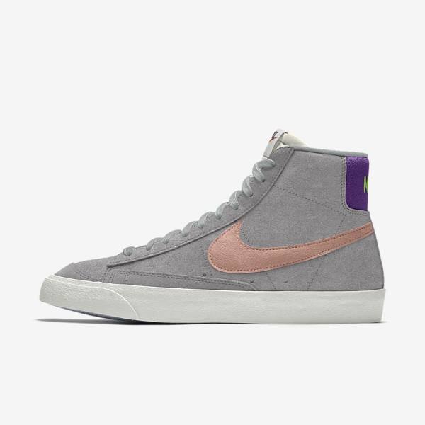 Nike Blazer Stredne By You Custom Tenisky Panske Viacfarebný | NK381NWX