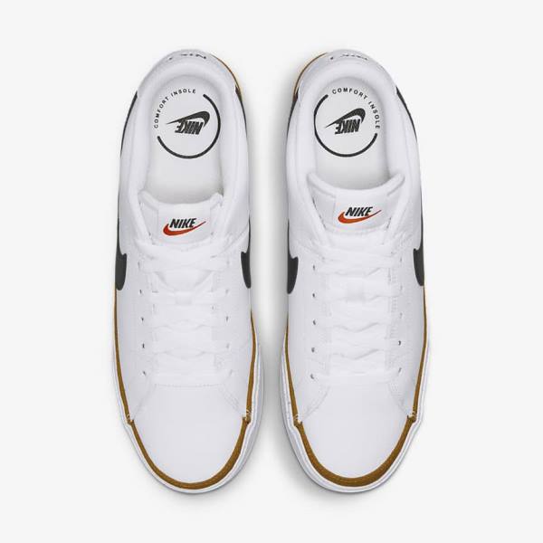 Nike Court Legacy Tenisky Panske Biele Čierne | NK872VUA