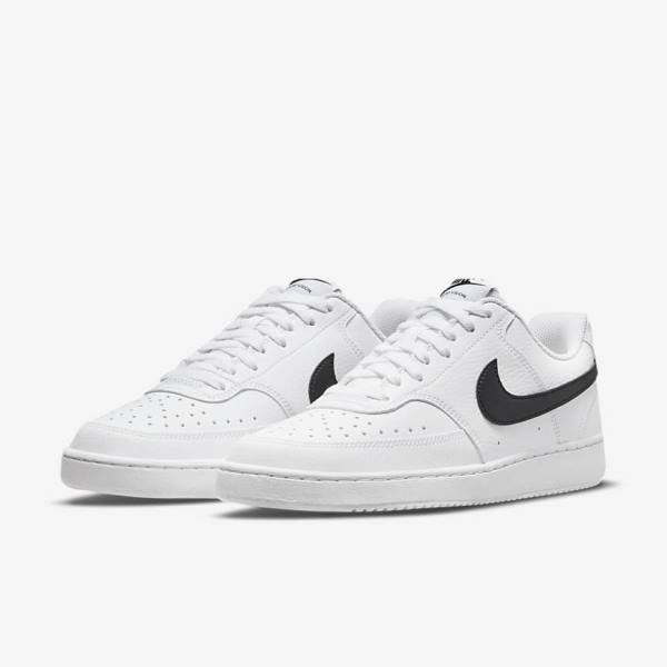 Nike Court Vision Low Next Nature Tenisky Damske Biele Čierne | NK718ETI