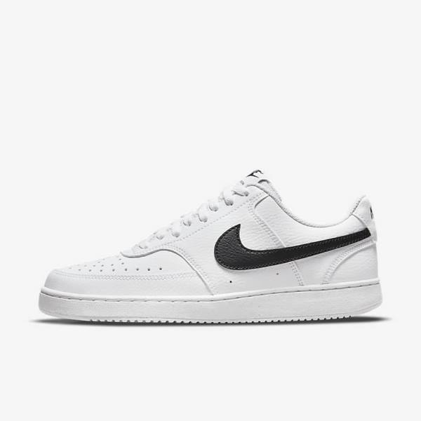 Nike Court Vision Low Next Nature Tenisky Damske Biele Čierne | NK718ETI