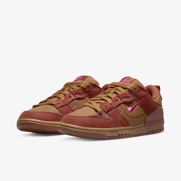 Nike Dunk Low Disrupt 2 Tenisky Damske Hnede Oranžové Červené Ruzove | NK480IQO