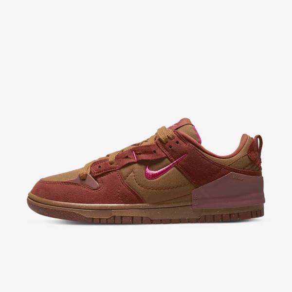 Nike Dunk Low Disrupt 2 Tenisky Damske Hnede Oranžové Červené Ruzove | NK480IQO