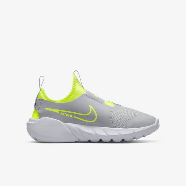 Nike Flex Runner 2 Older Cestne Bežecké Tenisky Detske Siva Modre | NK362URZ