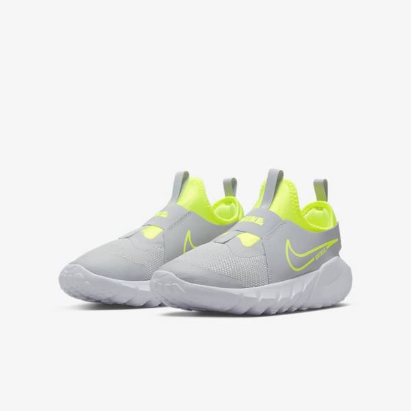 Nike Flex Runner 2 Older Cestne Bežecké Tenisky Detske Siva Modre | NK362URZ