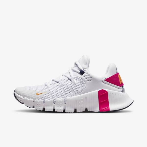 Nike Free Metcon 4 Botasky Damske Čierne Biele Modre Žlté | NK873RQN