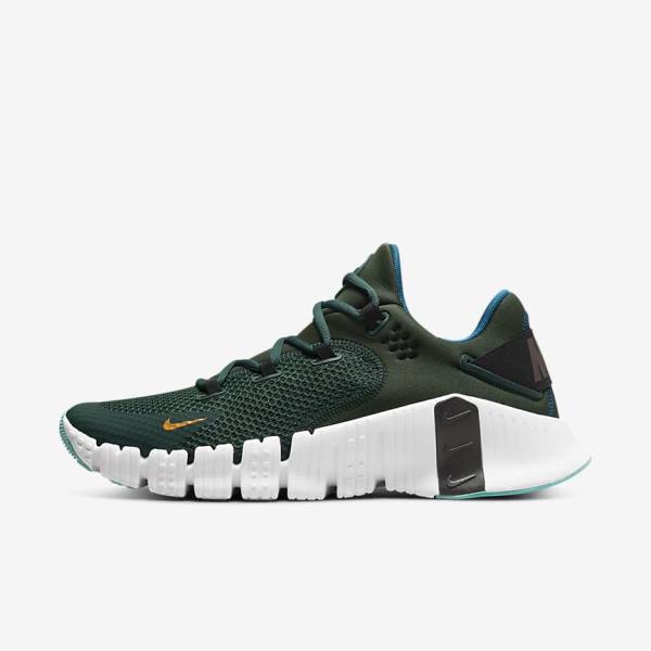 Nike Free Metcon 4 Botasky Panske Zelene Čierne Biele | NK281MGF