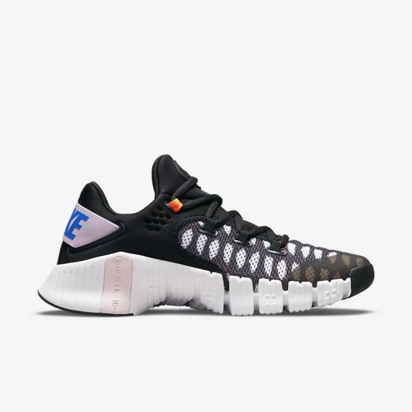 Nike Free Metcon 4 Botasky Panske Čierne Biele Modre Žlté | NK730RQV