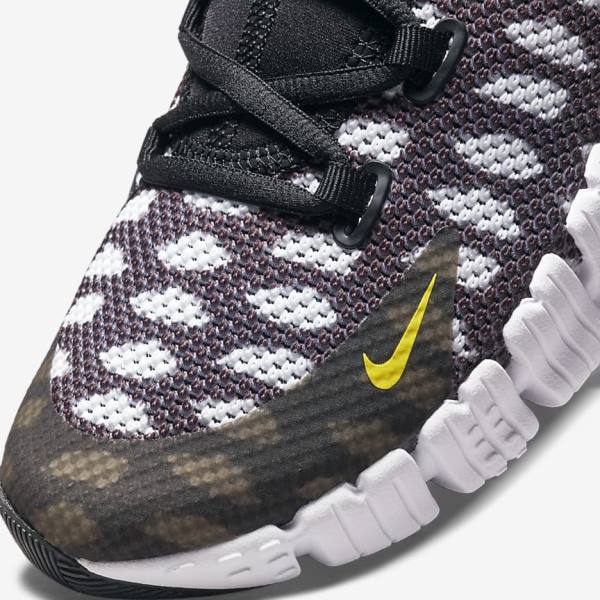 Nike Free Metcon 4 Botasky Panske Čierne Biele Modre Žlté | NK730RQV