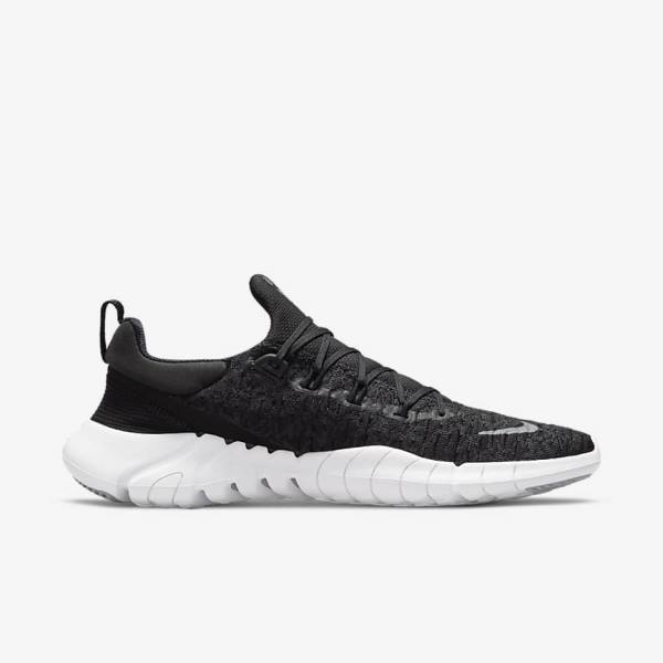 Nike Free Run 5.0 Cestne Bežecké Tenisky Panske Čierne | NK019ELK