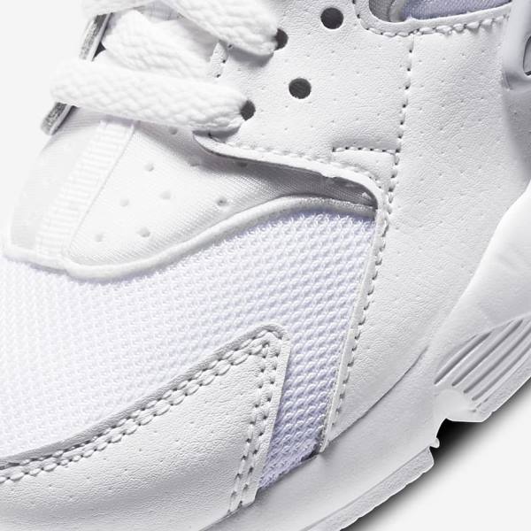 Nike Huarache Run Older Tenisky Detske Biele Platina Biele | NK452VFK