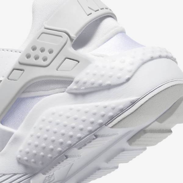 Nike Huarache Run Older Tenisky Detske Biele Platina Biele | NK452VFK