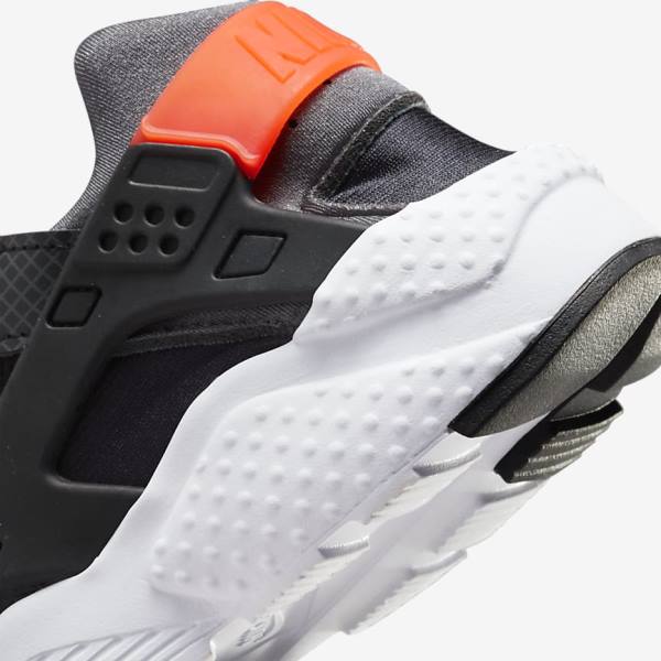 Nike Huarache Run Older Tenisky Detske Čierne Oranžové Siva Biele | NK287JVZ