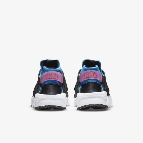 Nike Huarache Run Older Tenisky Detske Čierne Svetlo Modre Ruzove Mätové | NK601WSC