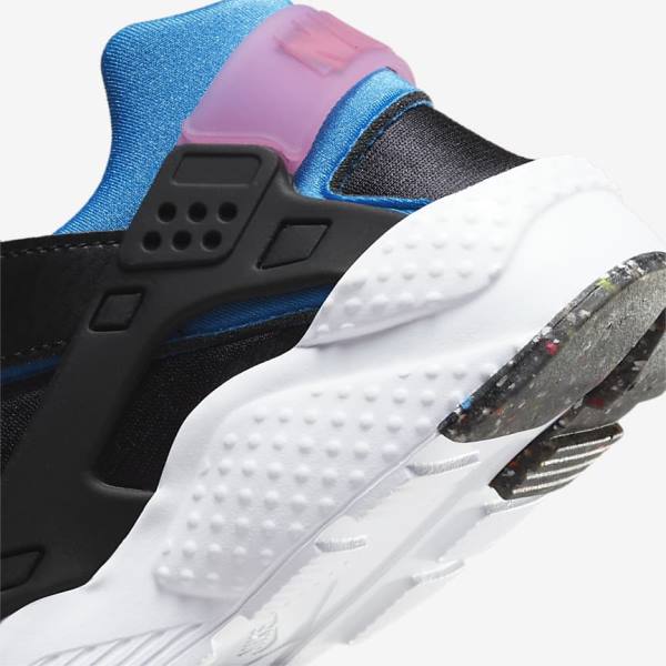 Nike Huarache Run Older Tenisky Detske Čierne Svetlo Modre Ruzove Mätové | NK601WSC