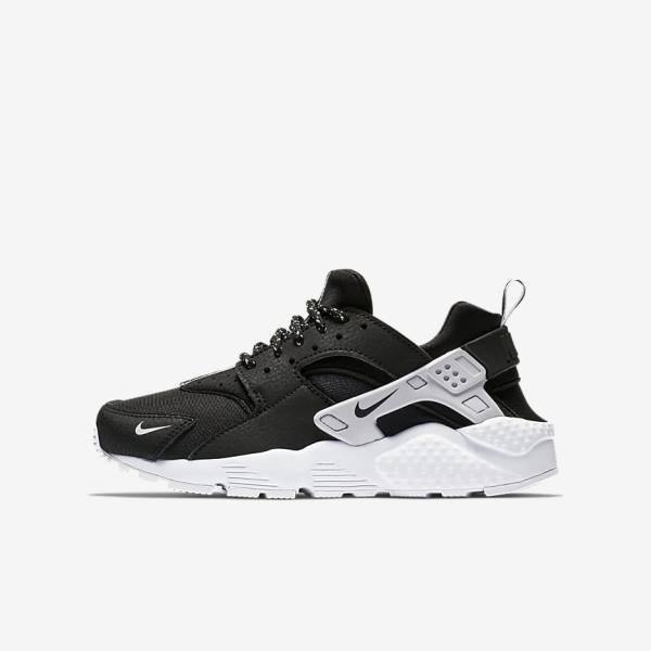 Nike Huarache SE Older Tenisky Detske Čierne Biele | NK037XFB