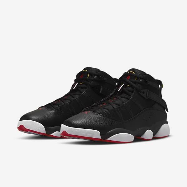 Nike Jordan 6 Rings Jordan Tenisky Panske Čierne Biele Žlté Červené | NK457DRE