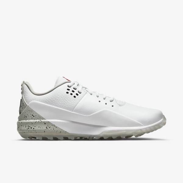 Nike Jordan ADG 3 Golfove Topanky Panske Biele Siva Čierne | NK379XAO