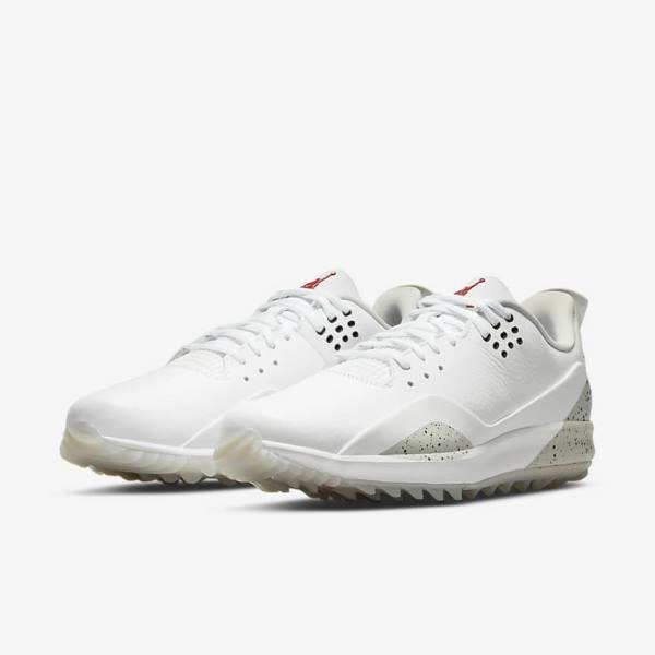 Nike Jordan ADG 3 Golfove Topanky Panske Biele Siva Čierne | NK379XAO