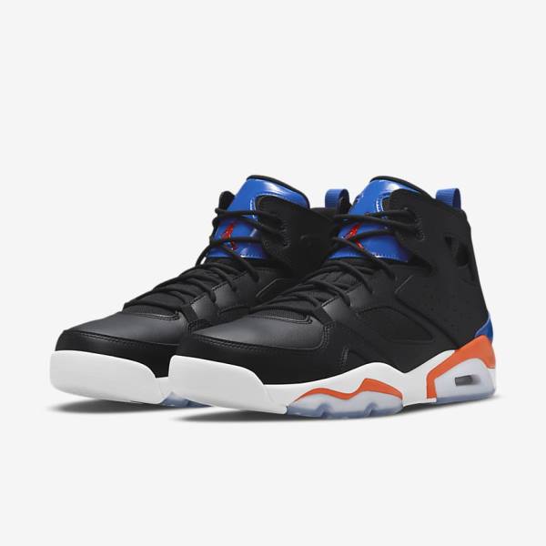 Nike Jordan Flight Club 91 Jordan Tenisky Panske Čierne Kráľovská Modrá Biele Oranžové | NK295PNZ