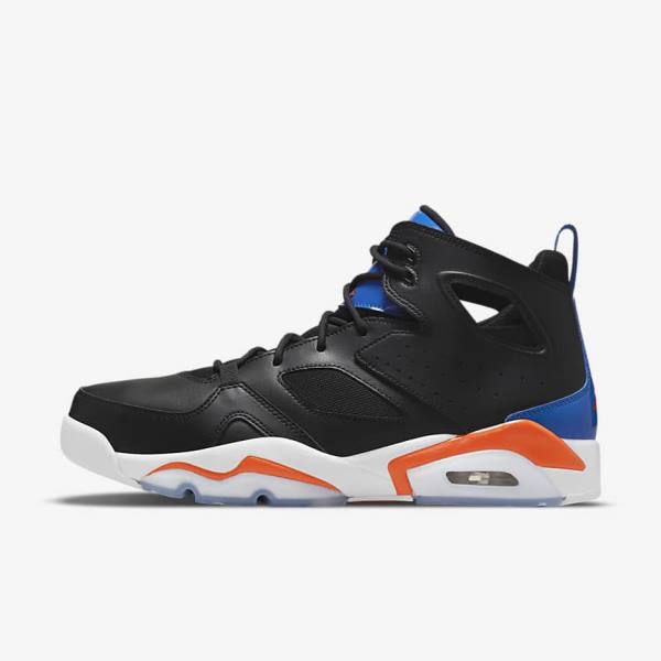 Nike Jordan Flight Club 91 Jordan Tenisky Panske Čierne Kráľovská Modrá Biele Oranžové | NK295PNZ