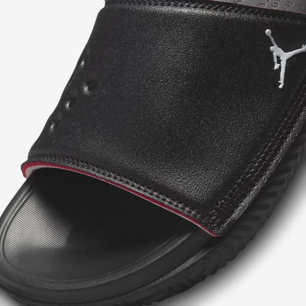 Nike Jordan Play Older Slapky Detske Čierne Červené | NK407EIS