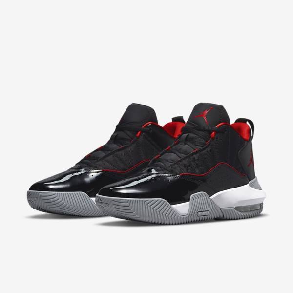 Nike Jordan Stay Loyal Jordan Tenisky Panske Čierne Biele Siva Červené | NK596UMR