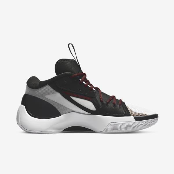 Nike Jordan Zoom Separate Basketbalove Tenisky Panske Čierne Biele Modre Siva Červené | NK127XSE