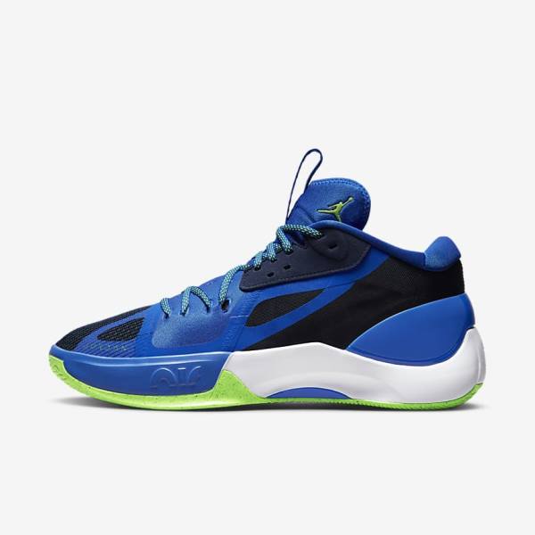 Nike Jordan Zoom Separate Jordan Tenisky Panske Námornícka Modrá Modre Biele Zelene | NK472GYP