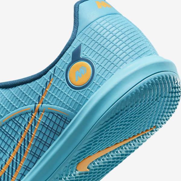 Nike Jr. Mercurial Vapor 14 Academy IC Older Indoor Court Kopačky Detske Modre Oranžové | NK601DES