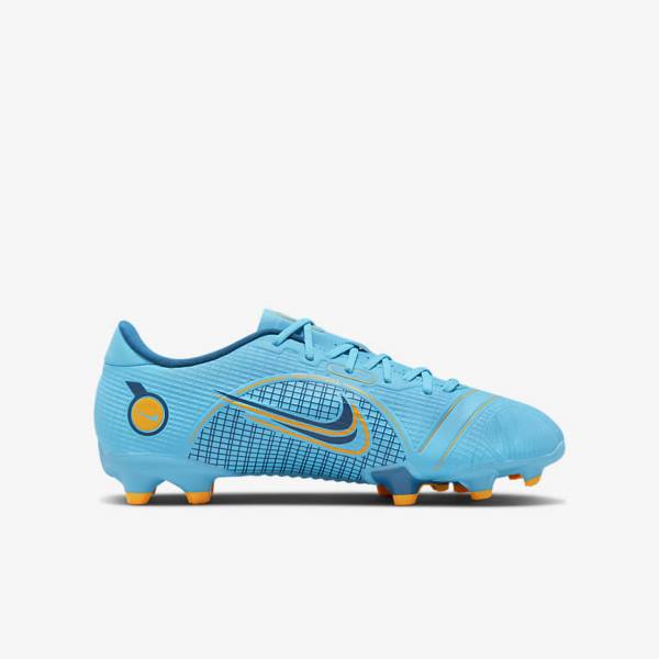 Nike Jr. Mercurial Vapor 14 Academy MG Older Multi-Ground Kopačky Detske Modre Oranžové | NK263VHM