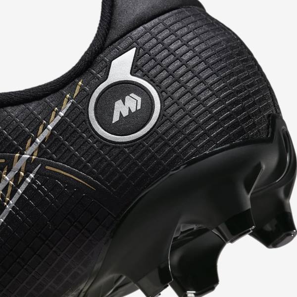 Nike Jr. Mercurial Vapor 14 Academy MG Older Multi-Ground Kopačky Detske Čierne Metal Strieborne Siva Metal Zlate | NK827HBV