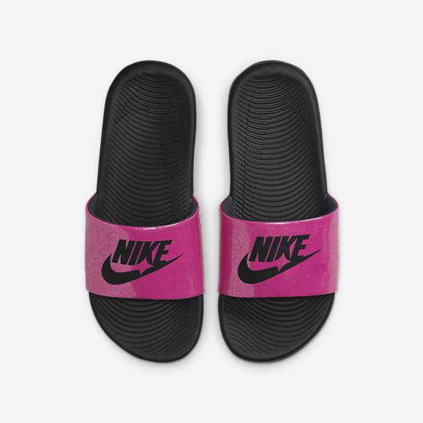 Nike Kawa SE Older Slapky Detske Čierne | NK149PCS