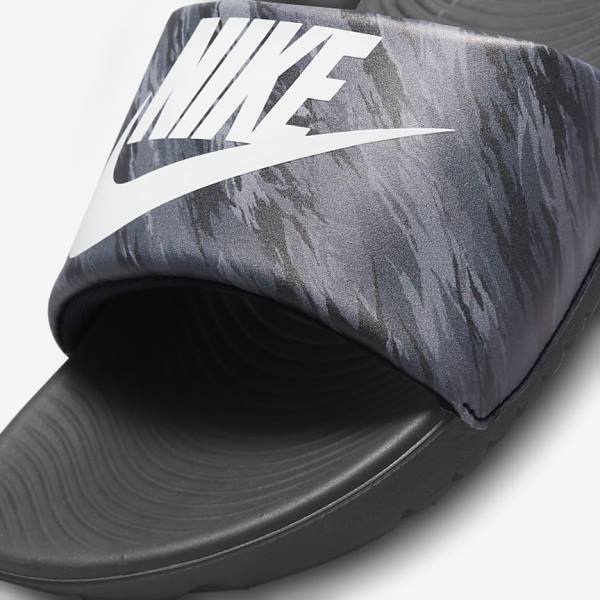 Nike Kawa SE Older Slapky Detske Čierne Platina | NK345RJA