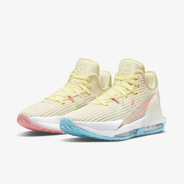 Nike LeBron Witness 6 Basketbalove Tenisky Damske Zelene Modre | NK038GRB