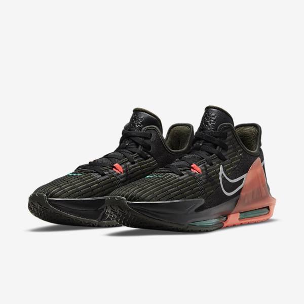 Nike LeBron Witness 6 Basketbalove Tenisky Panske Čierne Červené Metal Strieborne | NK094TJI