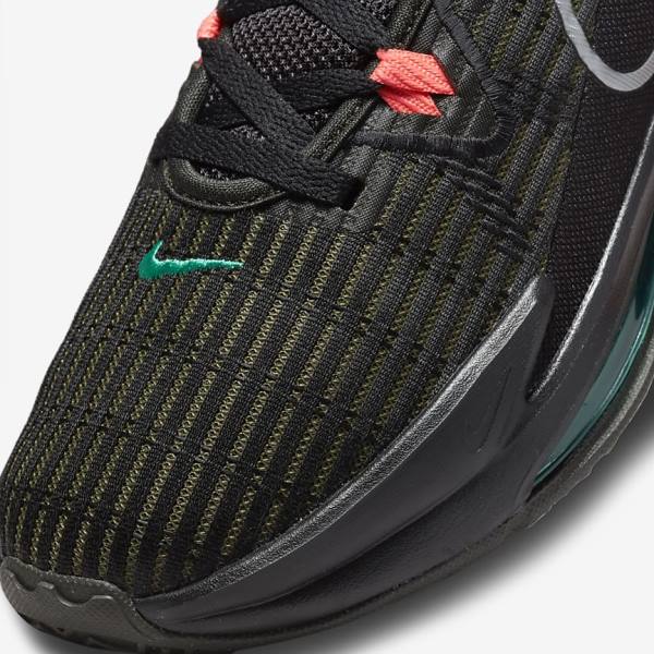 Nike LeBron Witness 6 Basketbalove Tenisky Panske Čierne Červené Metal Strieborne | NK094TJI