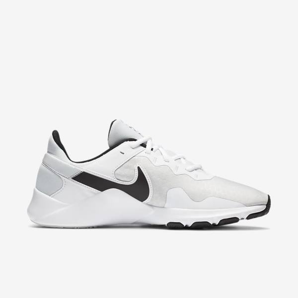 Nike Legend Essential 2 Botasky Panske Platina Biele Čierne | NK713ORN