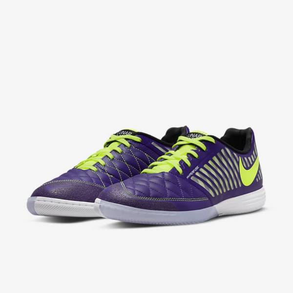 Nike Lunar Gato II IC Indoor Court Kopačky Panske Nachový Čierne Biele | NK563EQK