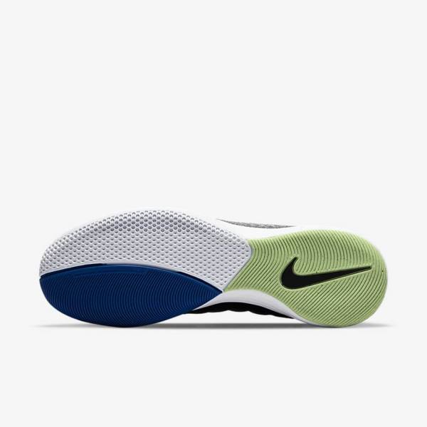 Nike Lunar Gato II IC Indoor Court Kopačky Panske Čierne Svetlo Modre Svetlo Zelene | NK630WFI