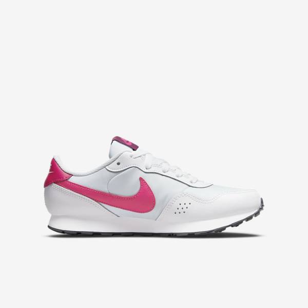 Nike MD Valiant Older Tenisky Detske Platina Tmavo Siva Ruzove | NK691LPM