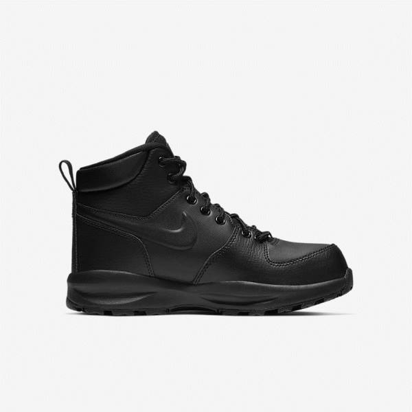 Nike Manoa LTR Older Boot Tenisky Detske Čierne | NK184WRA