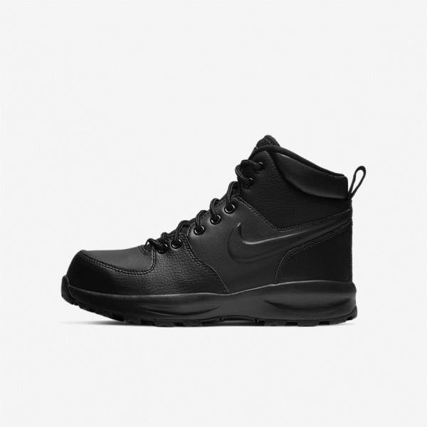 Nike Manoa LTR Older Boot Tenisky Detske Čierne | NK184WRA