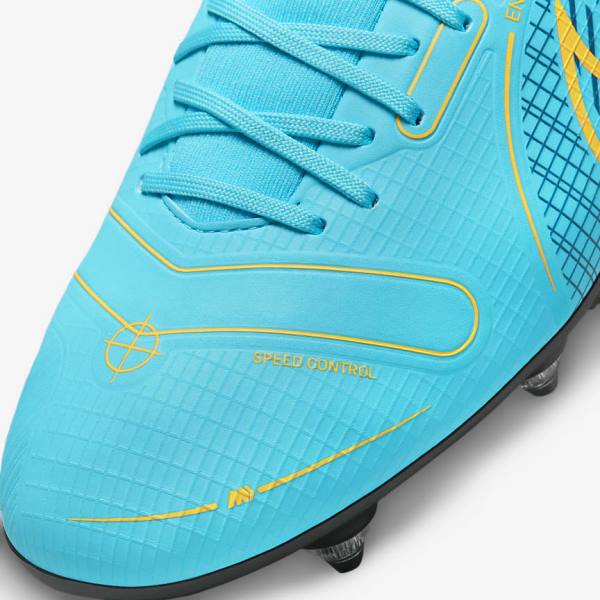 Nike Mercurial Superfly 8 Academy SG-PRO Anti-Clog Traction Soft-Grounds Kopačky Panske Modre Oranžové | NK497HXC