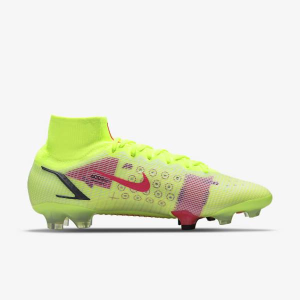 Nike Mercurial Superfly 8 Elite FG Firm-Grounds Kopačky Panske Čierne Svetlo Červené | NK278LCF